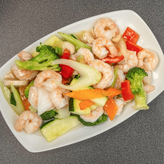 Shrimp with Vegetables.