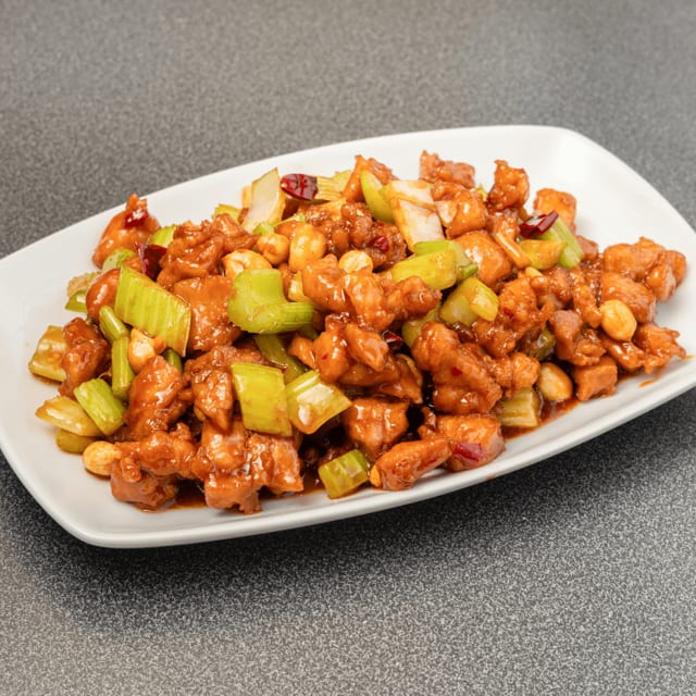 Kung Pao Chicken with Peanuts.